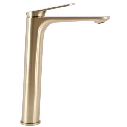REA-B4895 - Izlietnes jaucējkrāns MARCO 27,5 cm birstēta zelta