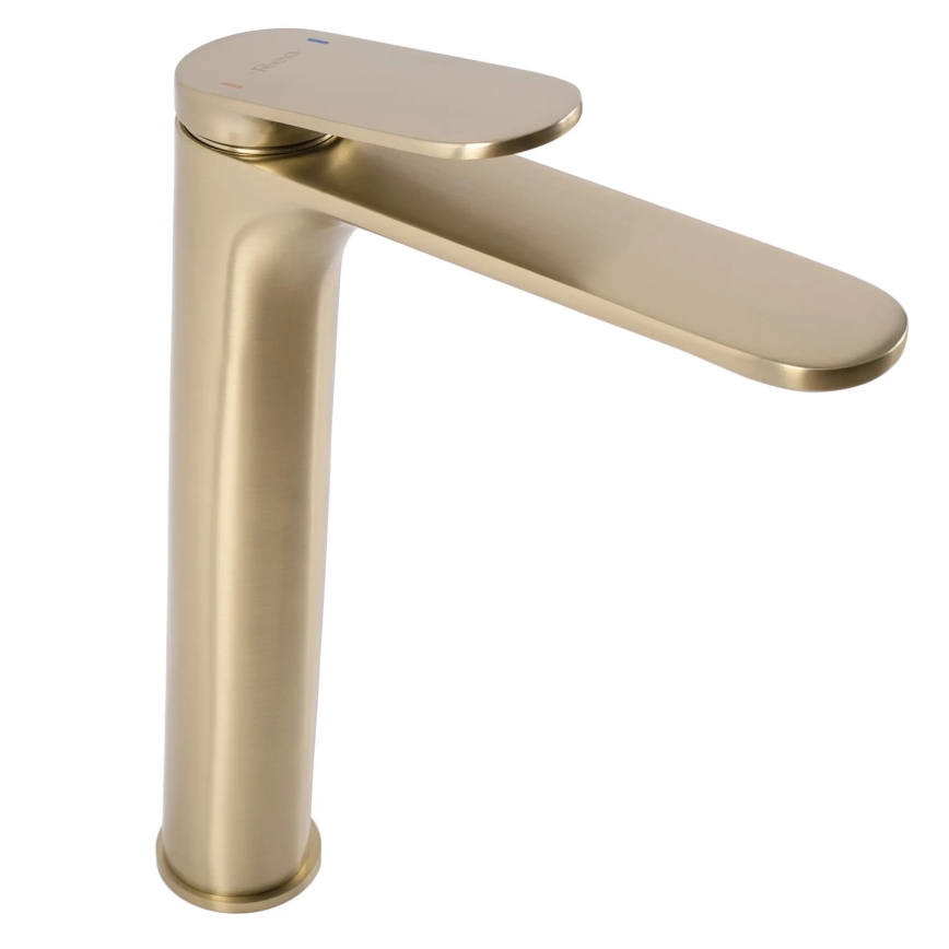 REA-B4895 - Izlietnes jaucējkrāns MARCO 27,5 cm birstēta zelta