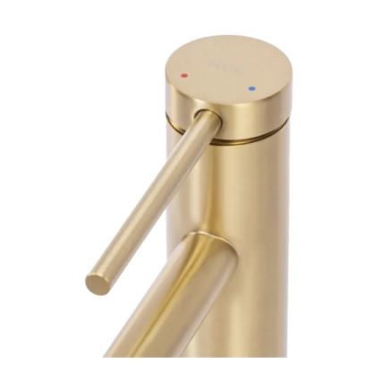 REA-B5319 - Izlietnes jaucējkrāns FOSS 29,5 cm birstēts zelts