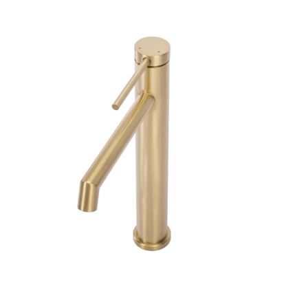 REA-B5319 - Izlietnes jaucējkrāns FOSS 29,5 cm birstēts zelts
