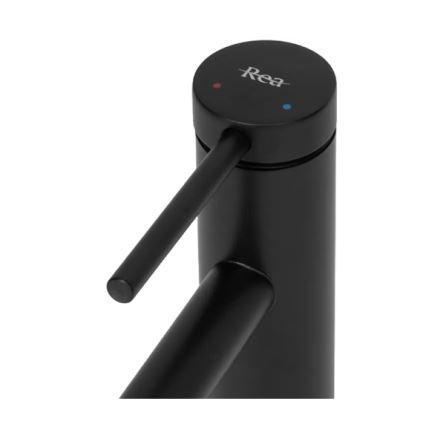 REA-B5320 - Izlietnes jaucējkrāns FOSS 29,5 cm matēts melns