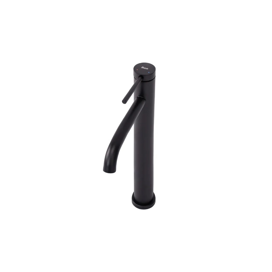 REA-B5325 - Izlietnes jaucējkrāns CLIF 29,5 cm matēts melns