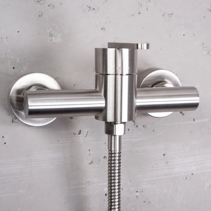 REA-B5502 - Dušas komplekts ar ONTARIO dušas jaucējkrānu, niķeļa apdare