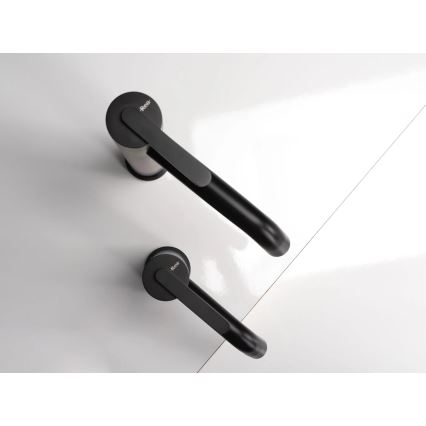 REA-B5504 - Izlietnes jaucējkrāns ONTARIO 17,5 cm melns