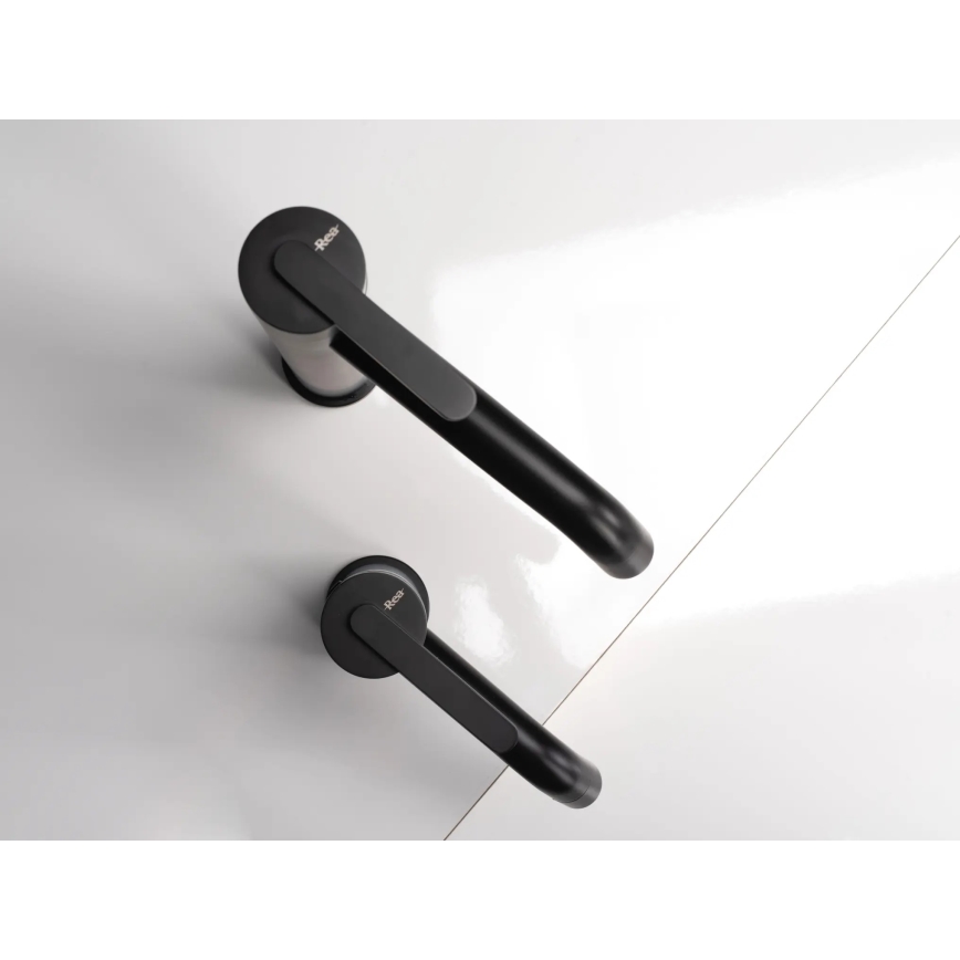 REA-B5508 - Izlietnes jaucējkrāns ONTARIO 30 cm melns