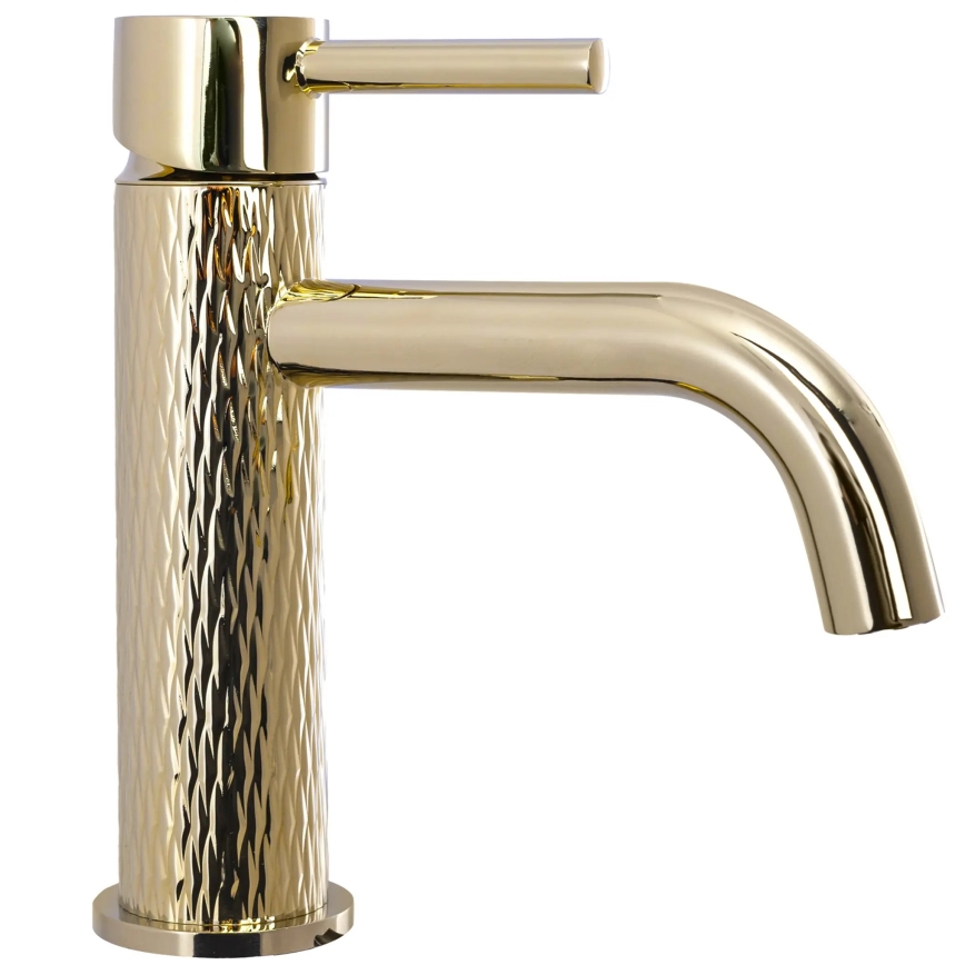 REA-B6322 - Izlietnes jaucējkrāns LUNGO ART 16,5 cm zelta