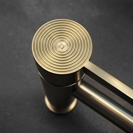 REA-B6444 - Izlietnes jaucējkrāns FOSTER 18,2 cm zelta