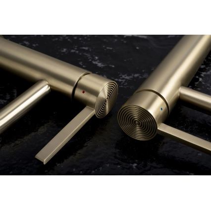 REA-B6444 - Izlietnes jaucējkrāns FOSTER 18,2 cm zelta