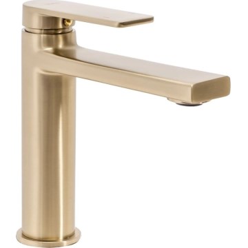 REA-B6555 - Izlietnes jaucējkrāns VERSO 16,5 cm, birstēta zelta apdare