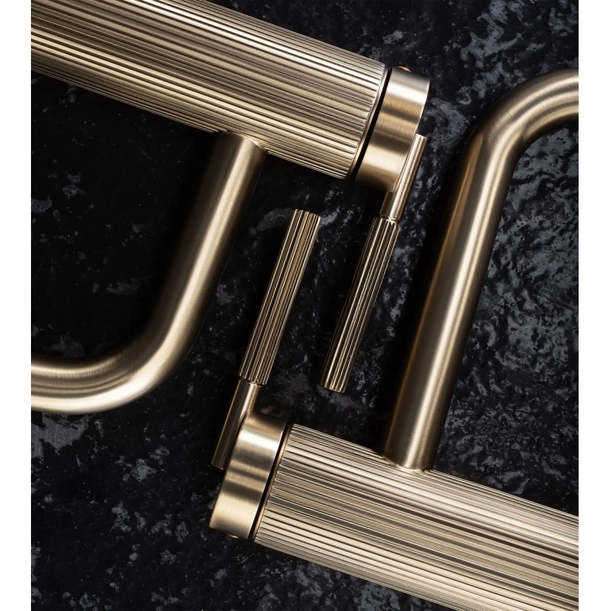 REA-B7802 - Izlietnes jaucējkrāns ARGON 29,5 cm matēta zelta