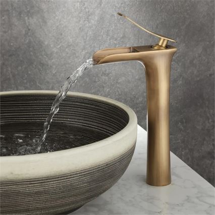REA-B8120 - Izlietnes jaucējkrāns LAGUNA 30 cm, matēta zelta