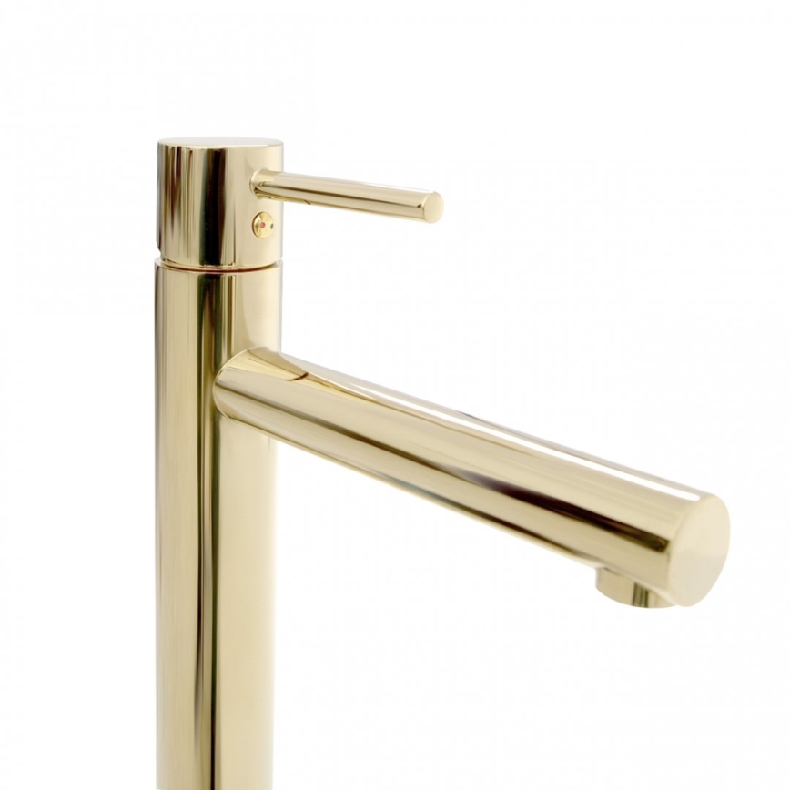 REA-B8803 - Zelta izlietnes jaucējkrāns TESS, 31,5 cm