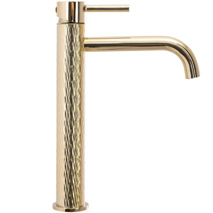 REA-B8821 - Izlietnes jaucējkrāns LUNGO ART 28 cm, zeltains