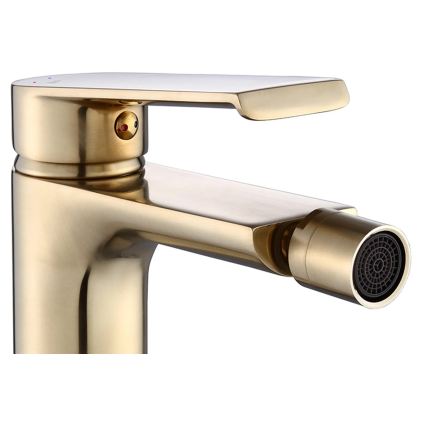 REA-B9970 - Bīdeta jaucējkrāns HASS 14,5 cm birstēta zelta