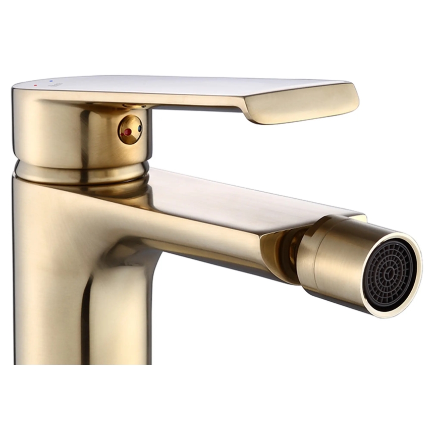 REA-B9970 - Bīdeta jaucējkrāns HASS 14,5 cm birstēta zelta