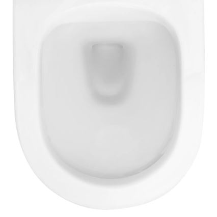 REA-C2760 - Karājošais WC ar sēdekli CARLO FLAT MINI RIMLESS keramika/spīdīgi balta