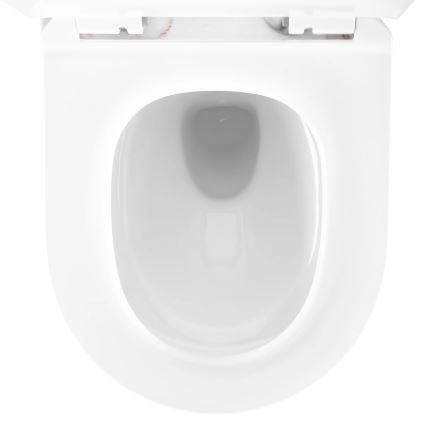 REA-C6390 - Karājošais tualetes pods ar sēdekli CARTER TORNADO RIMLESS keramika/akmens imitācija