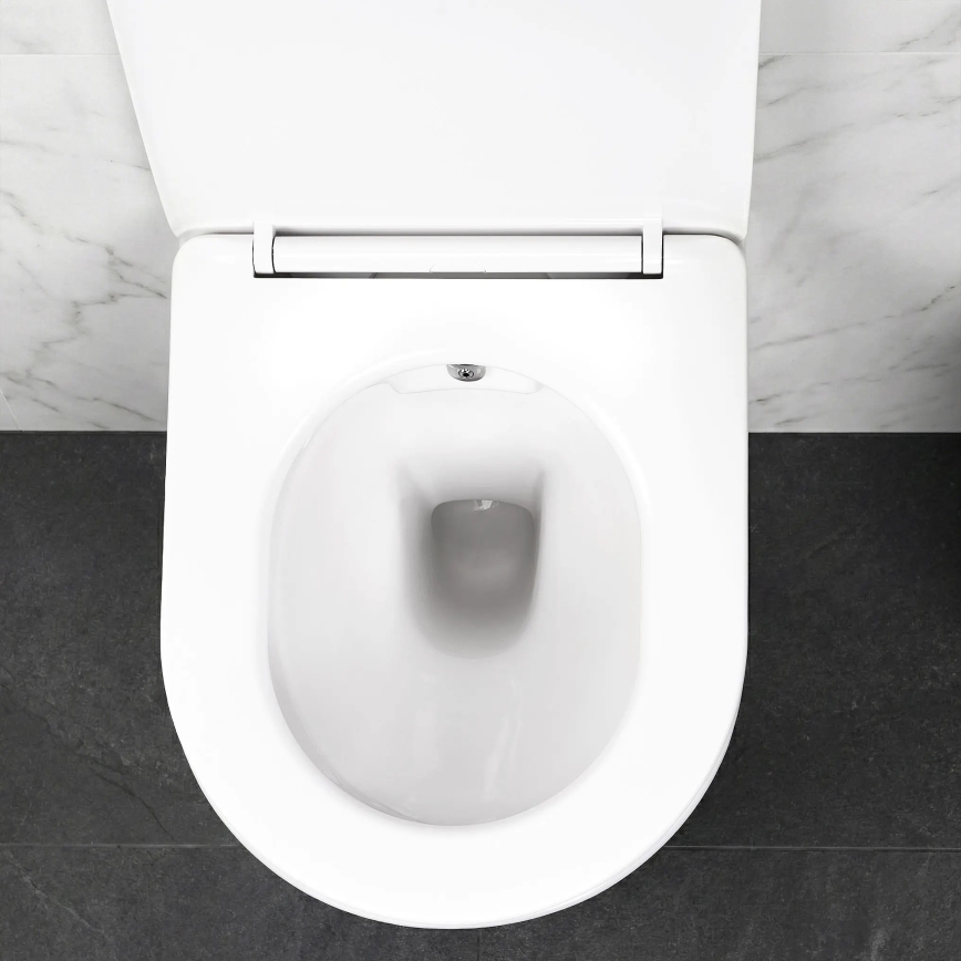 REA-C9701 - Piekaramais WC ar bidē dušu un tualetes sēdekli CARLO LUX keramika/balta
