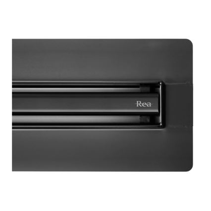 REA-G2710 - Lineārais drenāžas kanāls NEOX SLIM 70 cm, nerūsējošais tērauds/melns