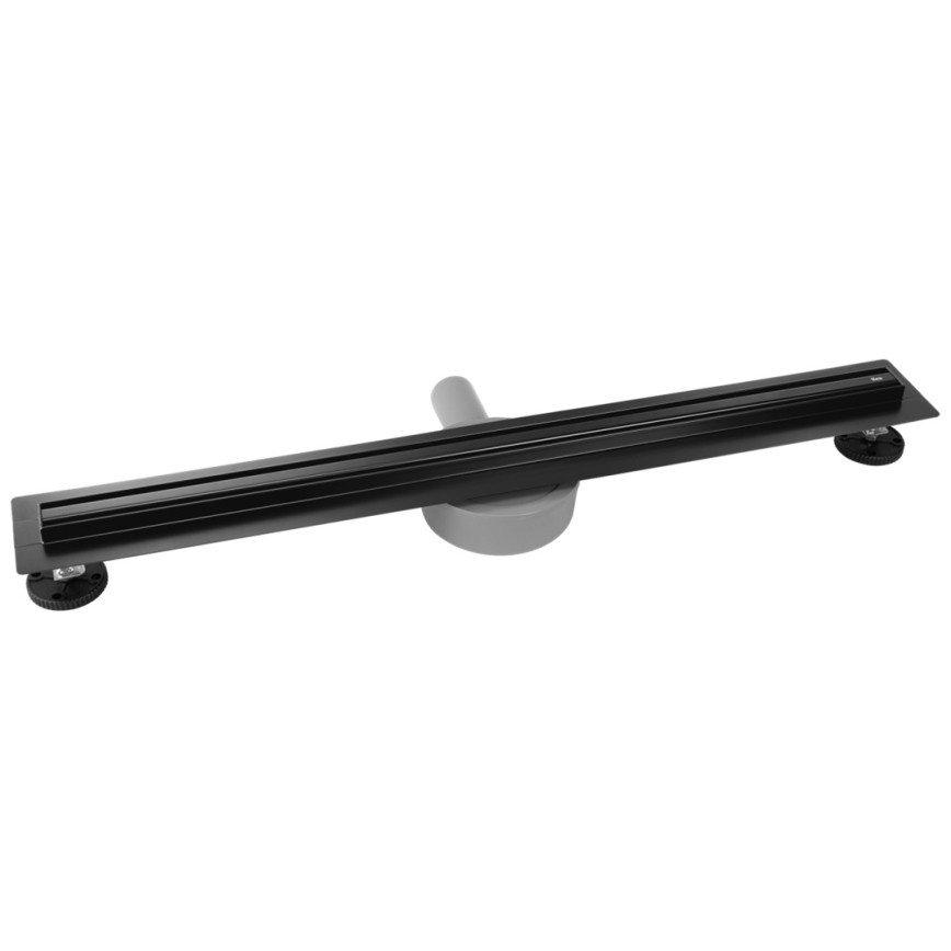 REA-G2710 - Lineārais drenāžas kanāls NEOX SLIM 70 cm, nerūsējošais tērauds/melns