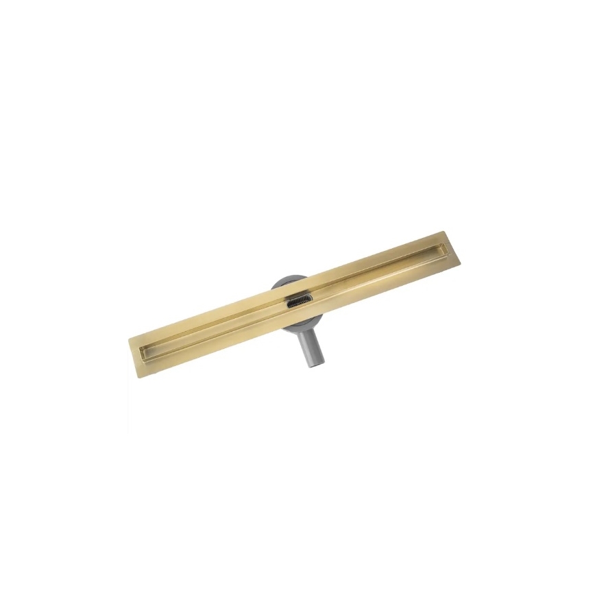 REA-G2714 - Notekas kanāls NEOX SLIM 70 cm nerūsējošais tērauds/birstēts zelts
