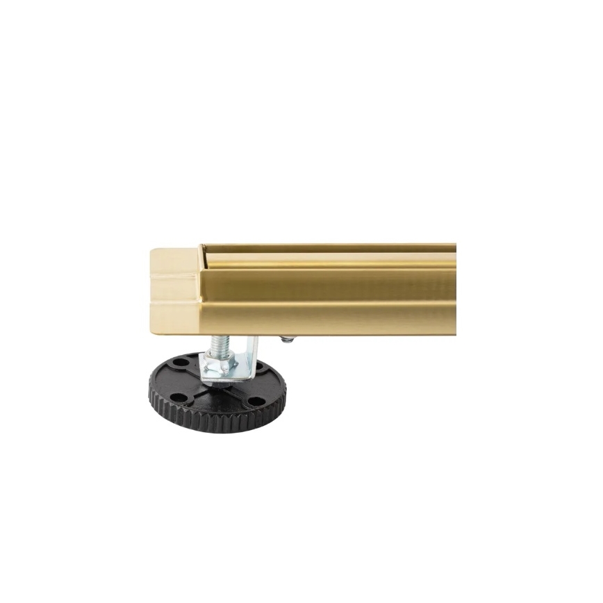 REA-G2714 - Notekas kanāls NEOX SLIM 70 cm nerūsējošais tērauds/birstēts zelts