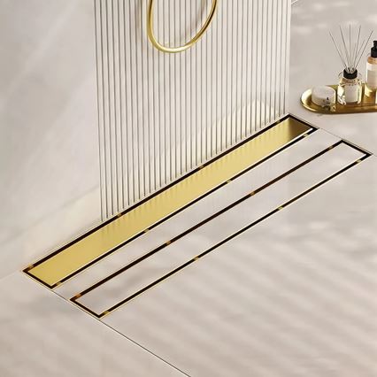 REA-G2743 - NEOX PRO 60 cm lineārais notekas žlabs, zelta apdare