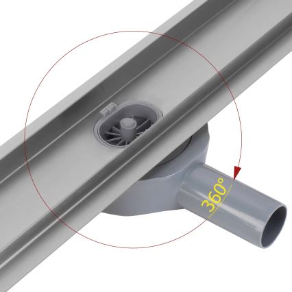 REA-G5806 - NEOX PRO noteku kanāls 50 cm, nikls