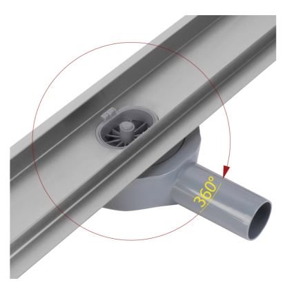 REA-G5808 - NEOX PRO notekas kanāls 70 cm, nerūsējošais tērauds
