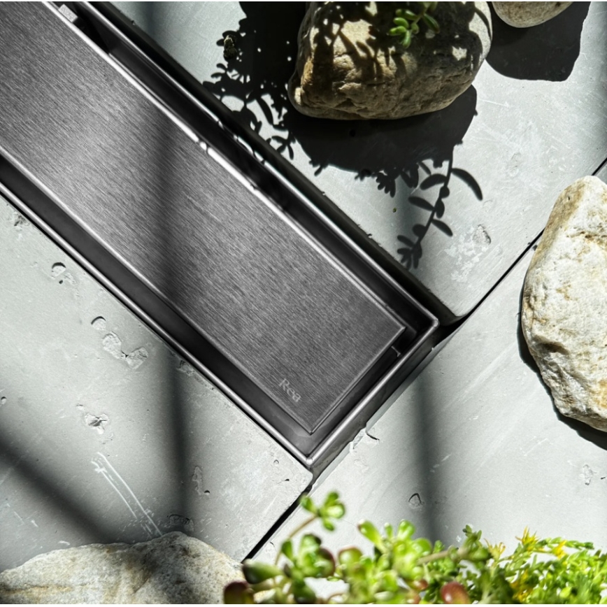 REA-G5809 - NEOX PRO 80 cm noteku kanāls, nerūsējošais tērauds