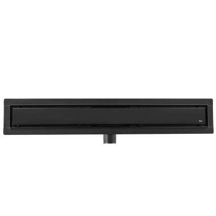REA-G6602 - Dušas noteka PURE NEOX 70 cm matēta melna