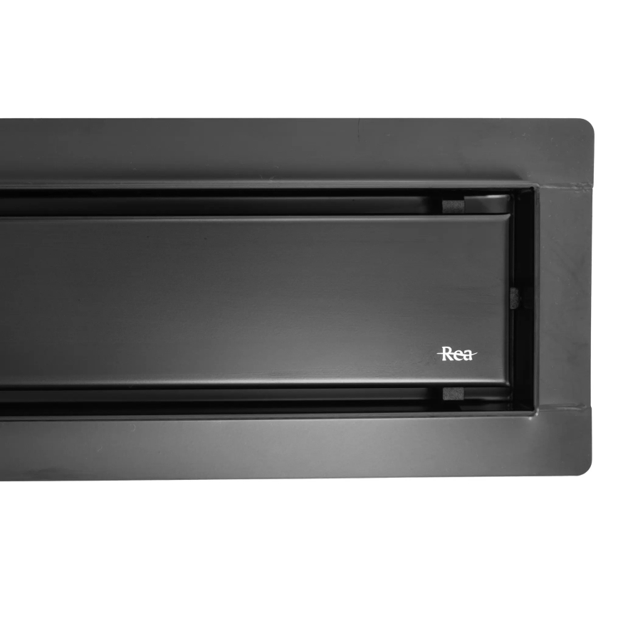 REA-G6602 - Dušas noteka PURE NEOX 70 cm matēta melna