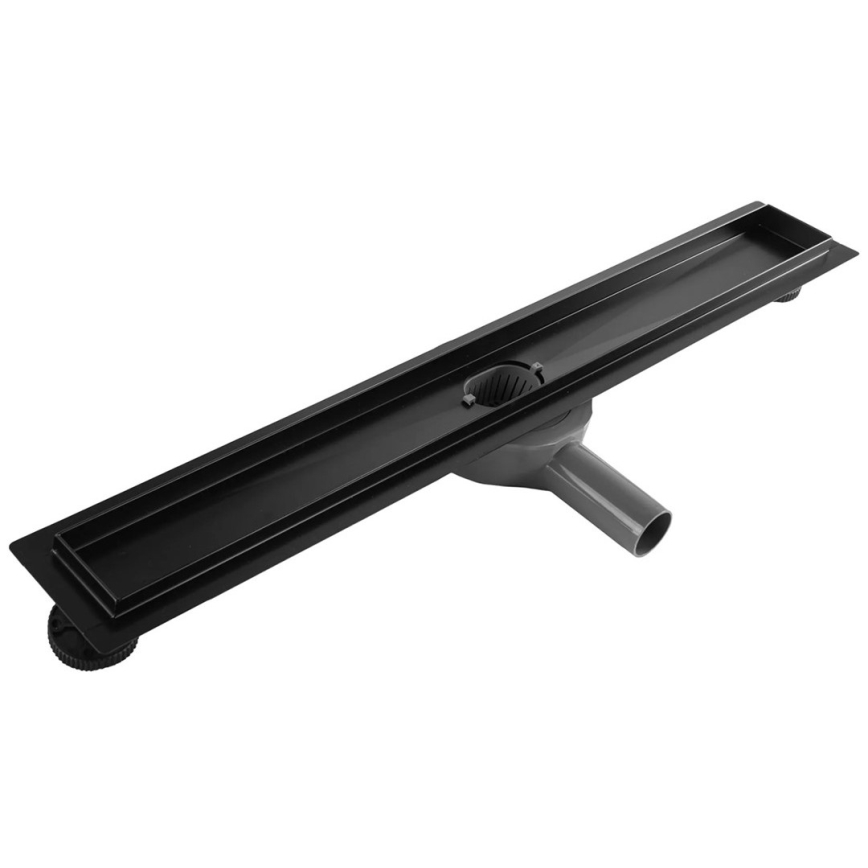 REA-G7802 - Notekas kanāls NEOX PRO 70 cm nerūsējošais tērauds/melns