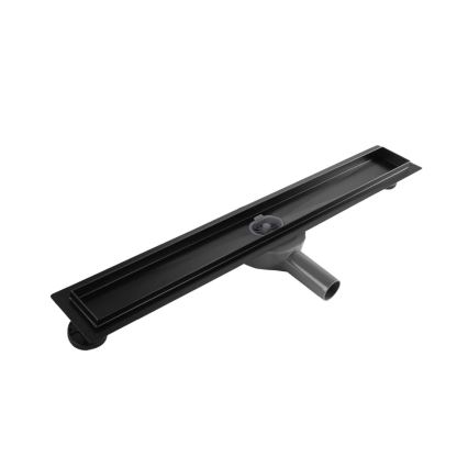REA-G7803 - Notekas kanāls NEOX PRO 80 cm nerūsējošais tērauds/melns