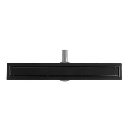 REA-G7803 - Notekas kanāls NEOX PRO 80 cm nerūsējošais tērauds/melns