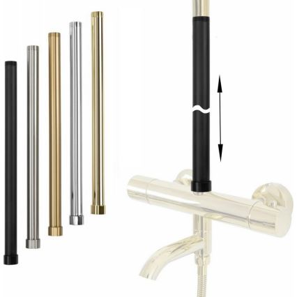 REA-K0891-Pagarināšanas stienis dušas/vannas komplektam 51,5 cm sukāta zelta