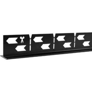 REA-K3218 - Slīpuma līste 140 cm melna