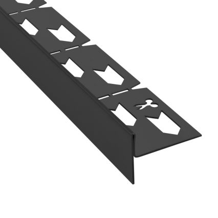 REA-K3218 - Slīpuma līste 140 cm melna