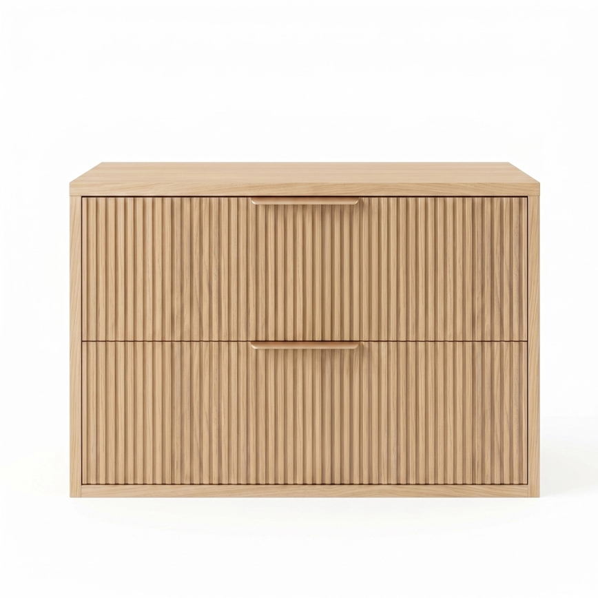 REA-M0408 - Piekaramais vannas istabas skapītis zem izlietnes MONO 60x47 cm bēšs
