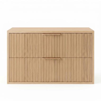 REA-M0409 - Piekaramā vannasistabas skapīte zem izlietnes MONO 80x48,5 cm bēša