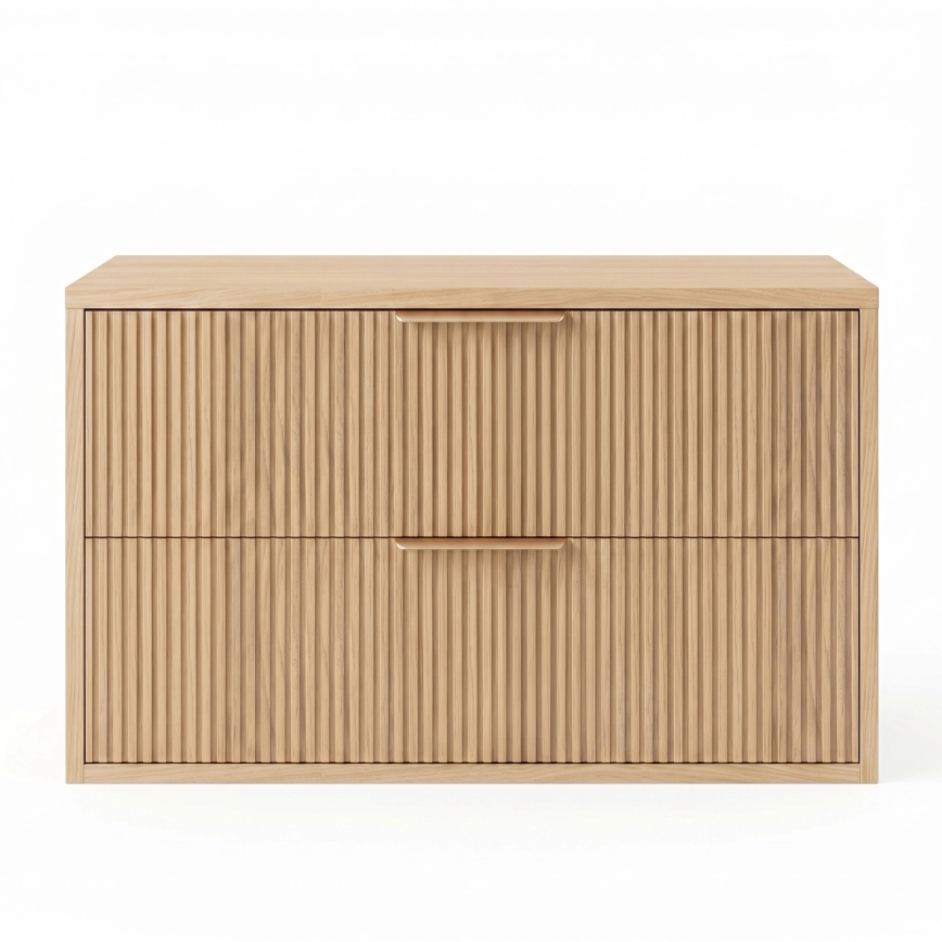 REA-M0409 - Piekaramā vannasistabas skapīte zem izlietnes MONO 80x48,5 cm bēša