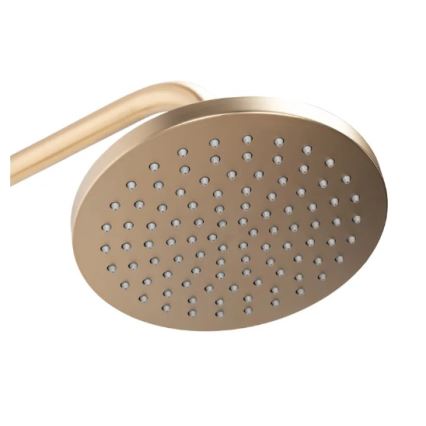 REA-P7051 - Dušas komplekts ar jaucējkrānu LUIS birstēta zelta