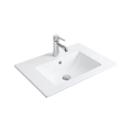 REA-U0040 - Iebūvējamā izlietne DAFNE 46,5x76 cm keramika/glancēta balta
