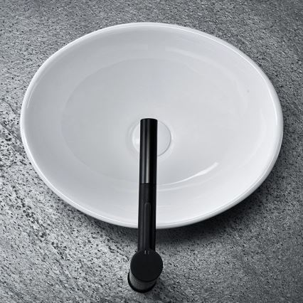 REA-U0133 - Uzliekamā izlietne SOFIA 34,5x41 cm keramika/glancēta balta