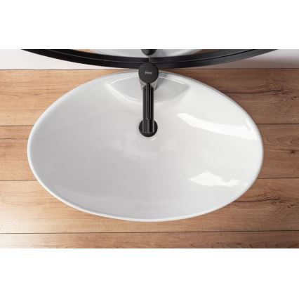 REA-U0160 - Uz virsmas uzstādāma izlietne ROSA 38,5x58,5 cm keramika/spīdīgi balta