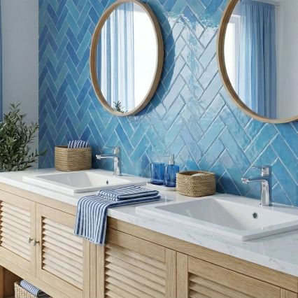 REA-U0786 - Iebūvējamā izlietne DAFNE 47x62 cm keramika/glancēta balta