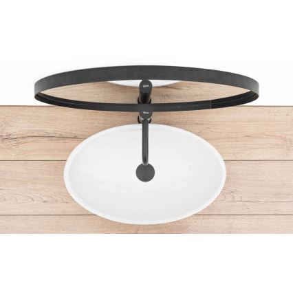 REA-U4603 - Uz virsmas uzstādāma izlietne PAMELA 33x53 cm keramika/spīdīga balta