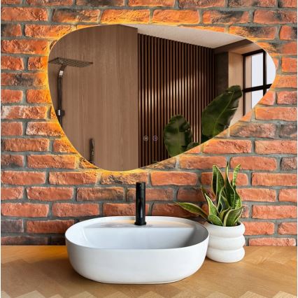 REA-U4620 - Virsmas uzstādāma izlietne AURA 38,5x50,5 cm keramika/glancēta balta