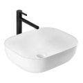 REA-U6300 - Virsmas uzstādāmā izlietne MONA SLIM 40x50,5 cm keramika/spīdīgi balta