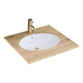 REA-U6330 - Iebūvējamā izlietne NEL 39x47,5 cm keramika/glancēta balta
